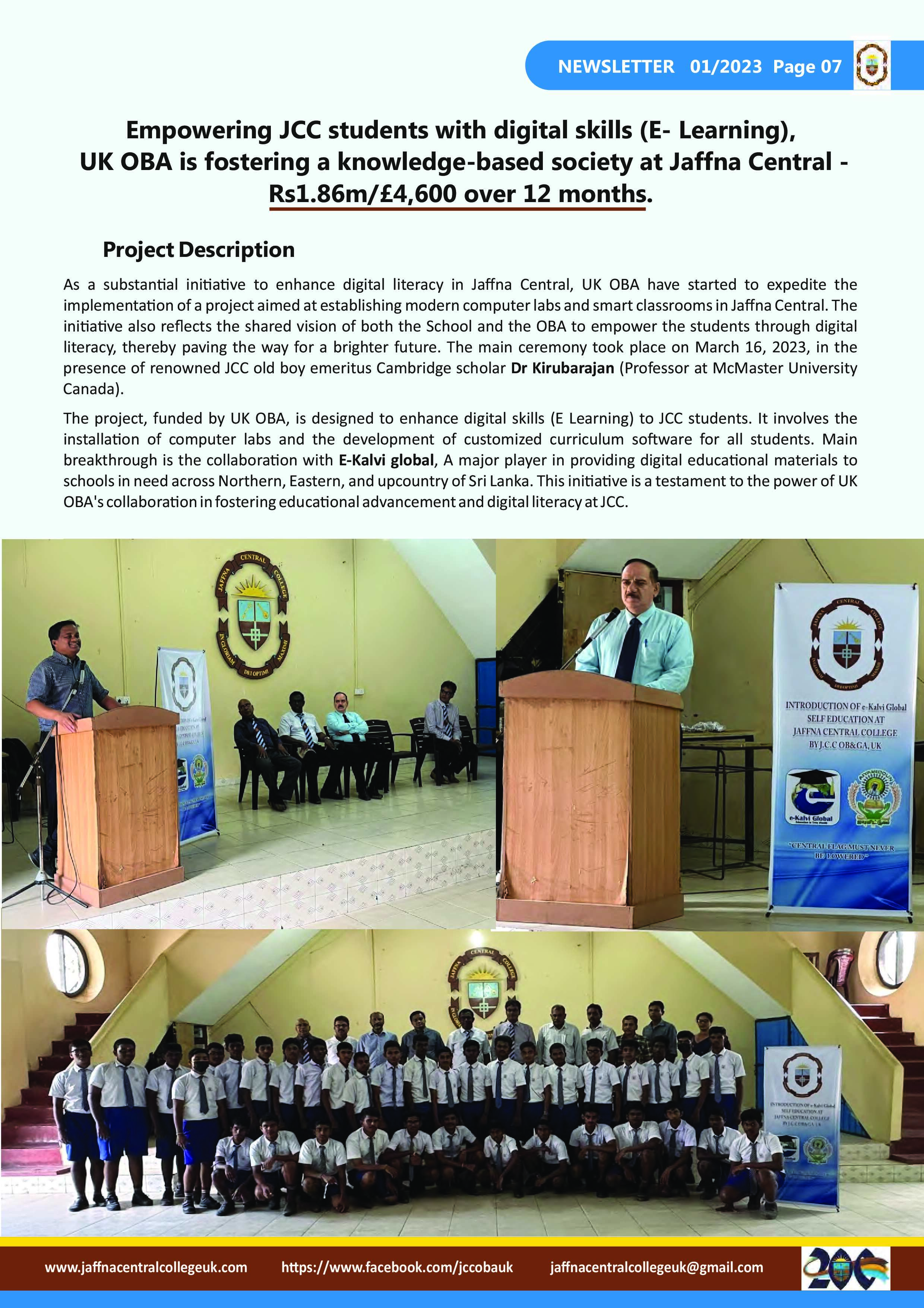 JCC OBA UK Newsletter - 2023 Page 7